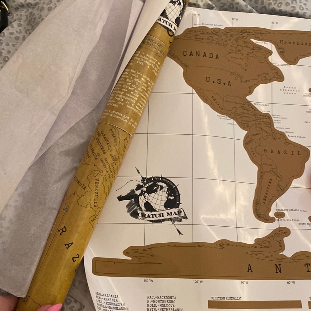 scratch map